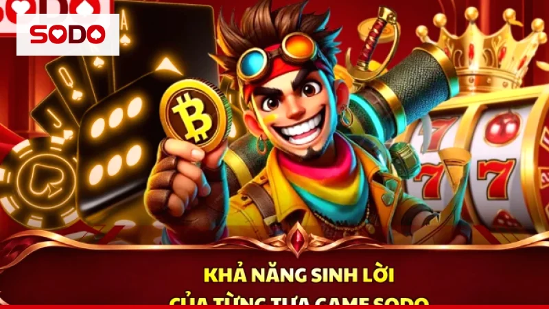 Màn hình chọn game nổ hũ theo độ biến động slot và khả năng sinh lời của từng tựa game
